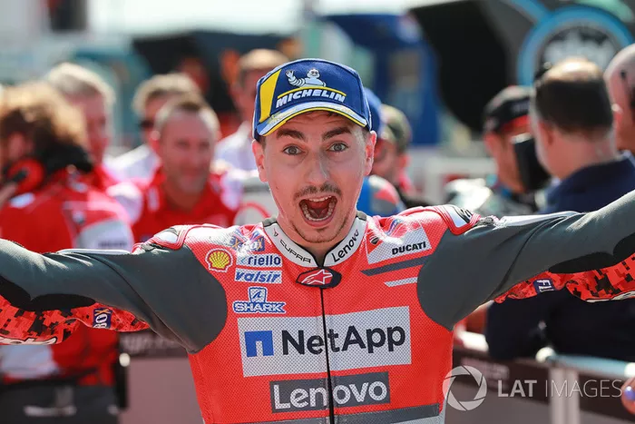 Poleman Jorge Lorenzo, Ducati Team