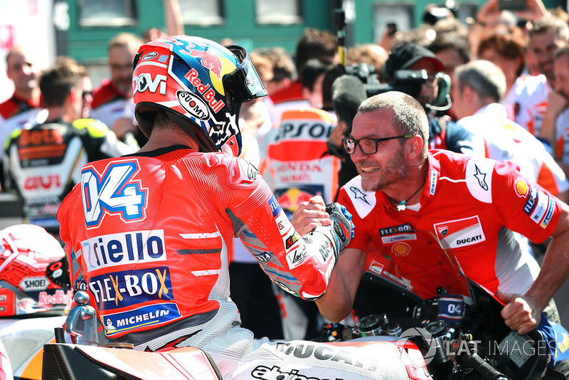 Ganador de la carrera Andrea Dovizioso, Ducati Team
