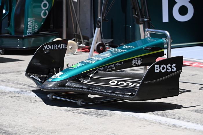 Aston Martin AMR23 detalles técnicos