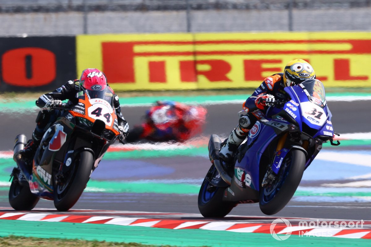 Garrett Gerloff, GRT Yamaha WorldSBK Team, Lucas Mahias, Kawasaki Puccetti Racing