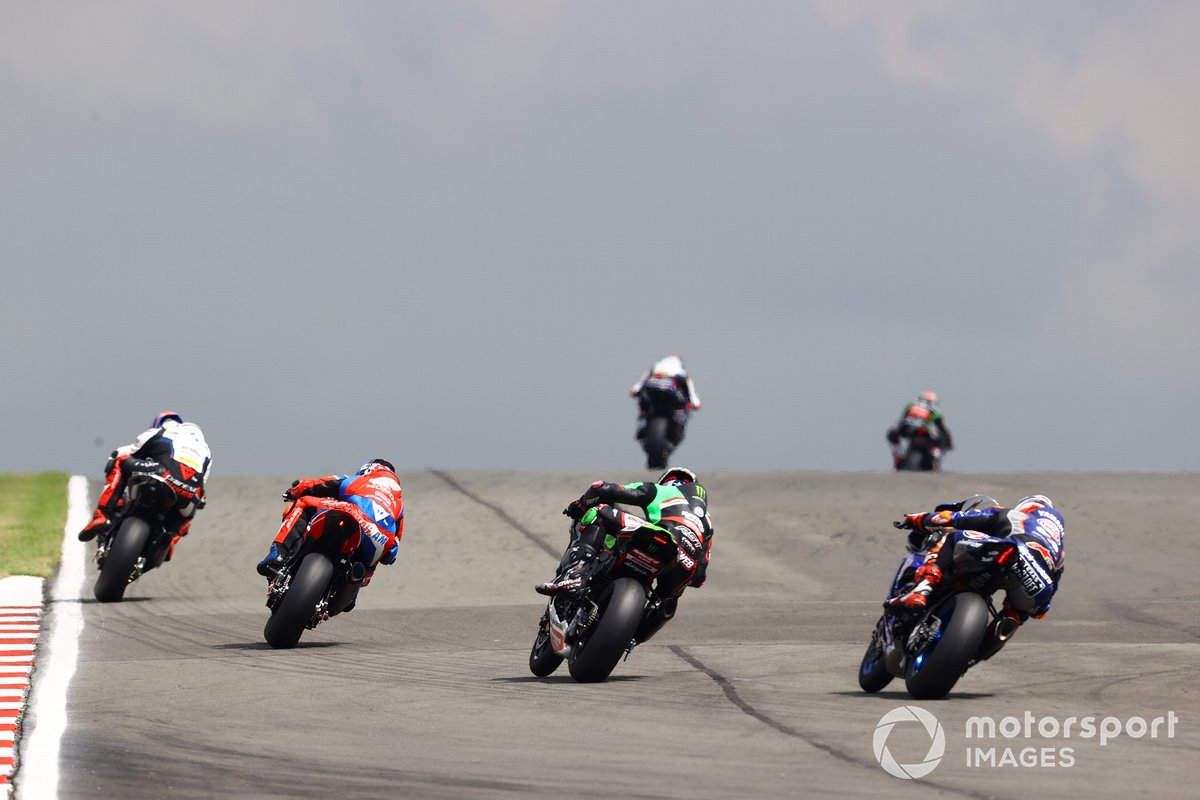 Tom Sykes, BMW Motorrad WorldSBK Team, Leon Haslam, Team HRC, Alex Lowes, Kawasaki Racing Team WorldSBK, Garrett Gerloff, GRT Yamaha WorldSBK Team