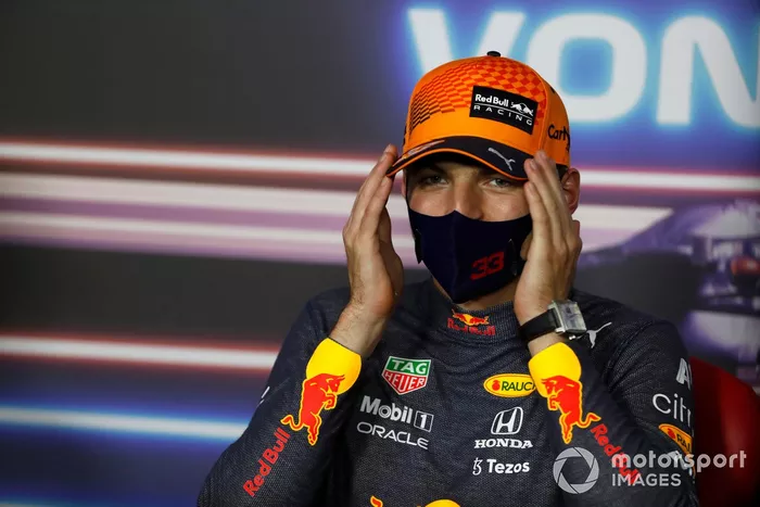 Max Verstappen, Red Bull Racing en la conferencia de prensa