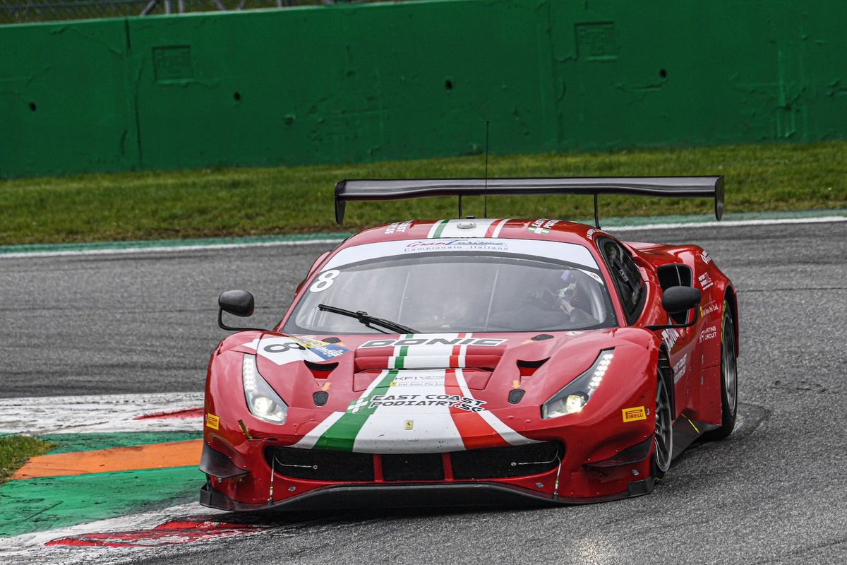#8 AF Corse, Ferrari 488 GT3 Evo: Carrie Schreiner, Sean Hudspeth