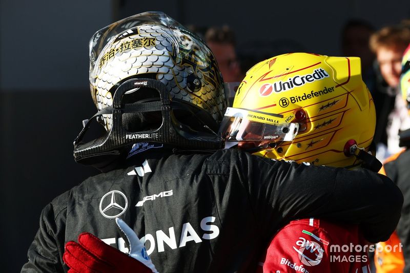 Lewis Hamilton, Ferrari, George Russell, Mercedes