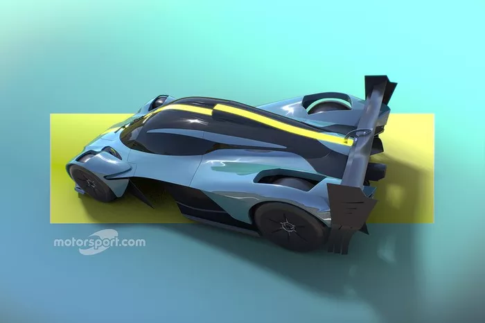 Rendu de l'Aston Martin Valkyrie par Motorsport Network 