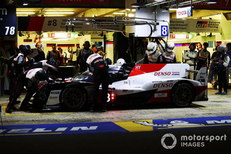 #8 Toyota Gazoo Racing Toyota TS050: Sébastien Buemi, Kazuki Nakajima, Fernando Alonso