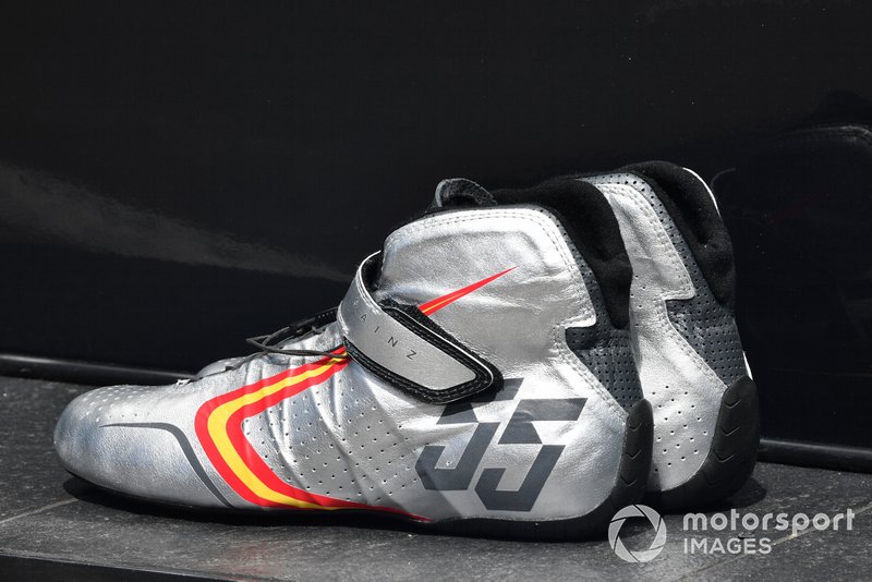Botas únicas Alpine Stars de Carlos Sainz Jr., McLaren