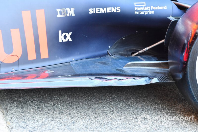 Detalle técnico del Red Bull Racing RB15