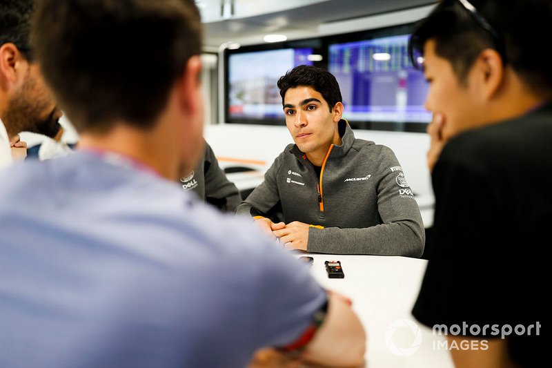 Sergio Sette Camara, McLaren con los medios