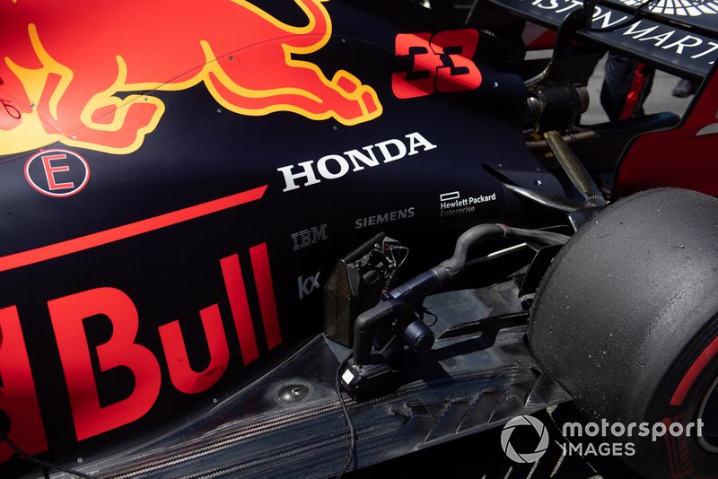 Equipment on the car of Max Verstappen, Red Bull Racing RB15
