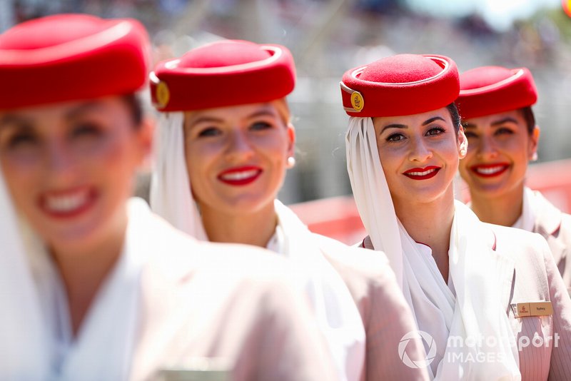Бортпроводницы авиакомпании Emirates