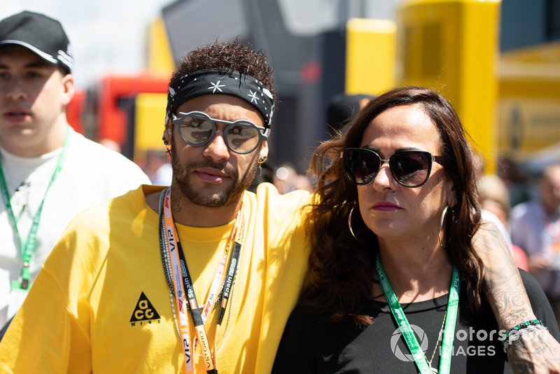Neymar jr in the paddock