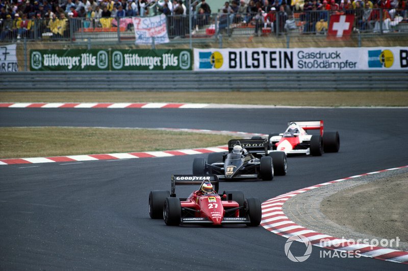Michele Alboreto, Elio de Angelis e Alain Prost