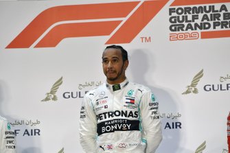 Podyum: Yarış galibi Lewis Hamilton, Mercedes AMG F1