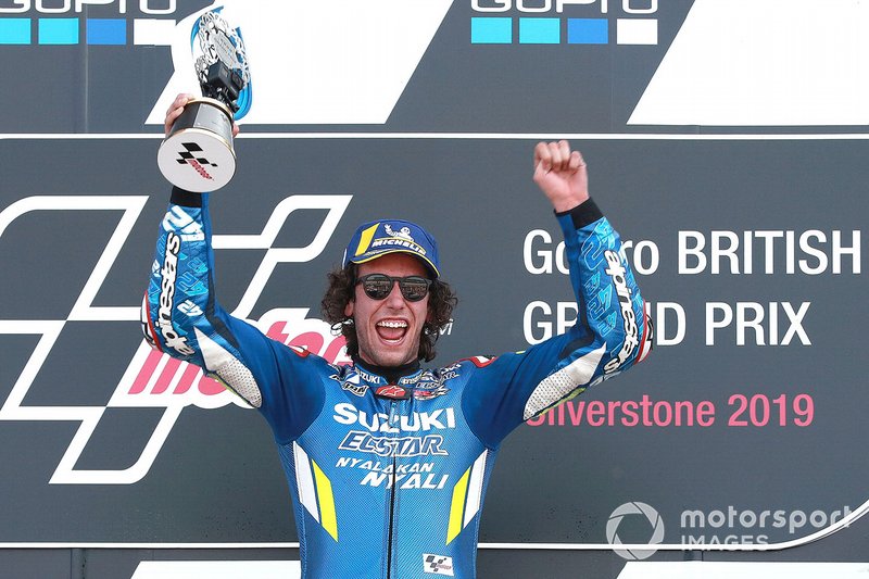 Podium: race winner Alex Rins, Team Suzuki MotoGP