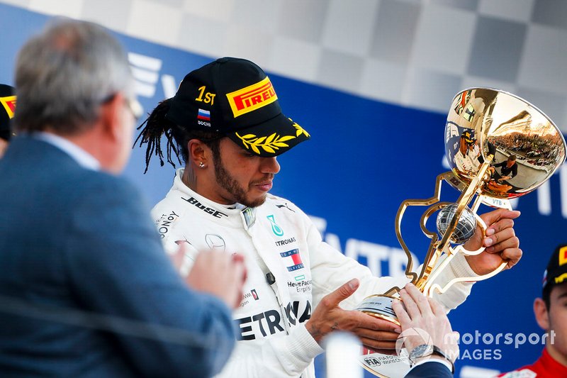 En sus seis años como campeón, Hamilton logró 5 Grand Chelem (pole, victoria, vuelta rápida y liderar todas las vueltas). Uno en 2014, uno en 2015 y tres en 2017