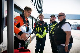 Valention Rossi is testing the Kessel Racing Ferrari 488 GT3