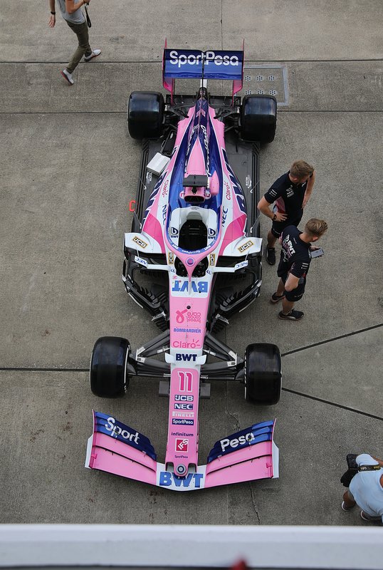 El coche de Sergio Perez, Racing Point RP19