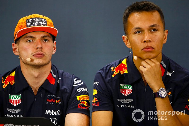 Max Verstappen, Red Bull Racing, Alex Albon, Red Bull Racing
