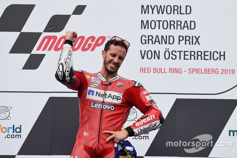 Podio: Andrea Dovizioso, Ducati Team