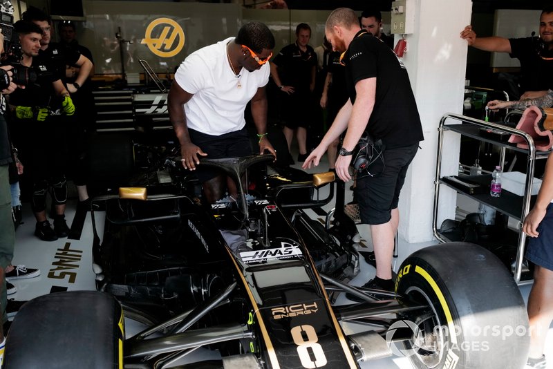 ASAP Ferg, American rapper in the Haas F1 Team VF-19