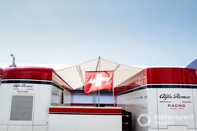Hospitality de Alfa Romeo Racing