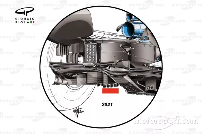 Ferrari SF1000 2021 diffuser