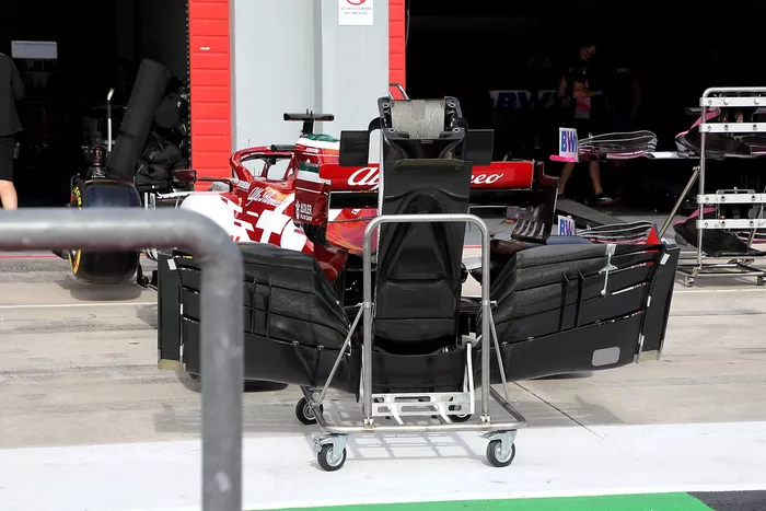 Ala delantera del Alfa Romeo C39
