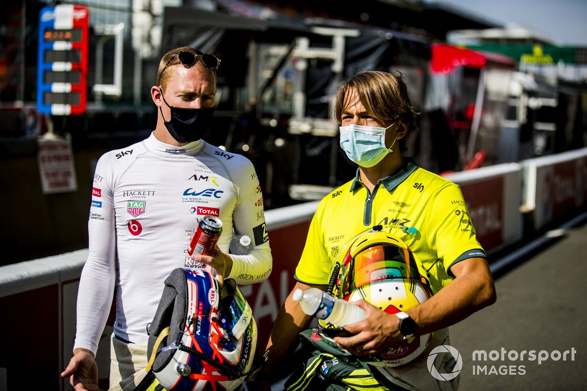 Maxime Martin y Augusto Farfus, Aston Martin Racing