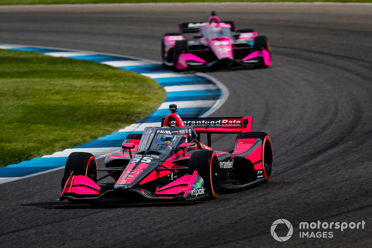 Alex Palou,  Dale Coyne Racing with Team Goh Honda, Jack Harvey, Meyer Shank Racing Honda