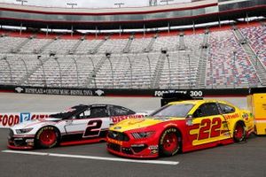 Brad Keselowski, Team Penske, Ford Mustang Discount Tire, Joey Logano, Team Penske, Ford Mustang Shell Pennzoil