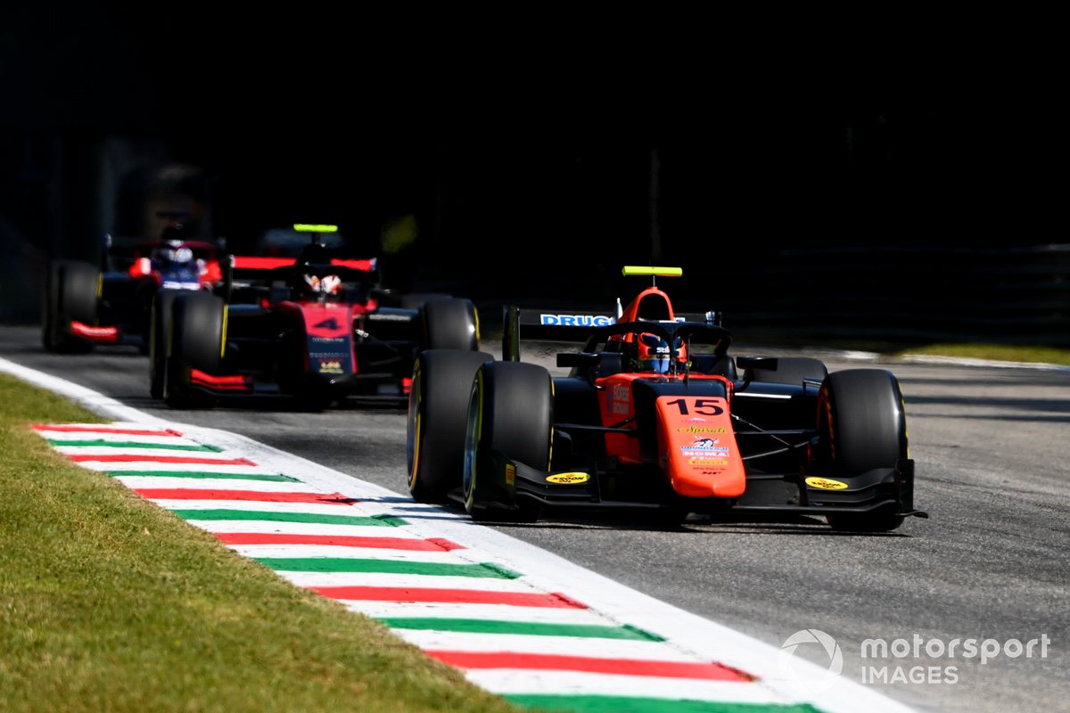 Felipe Drugovich, MP Motorsport e Callum Ilott, UNI-Virtuosi