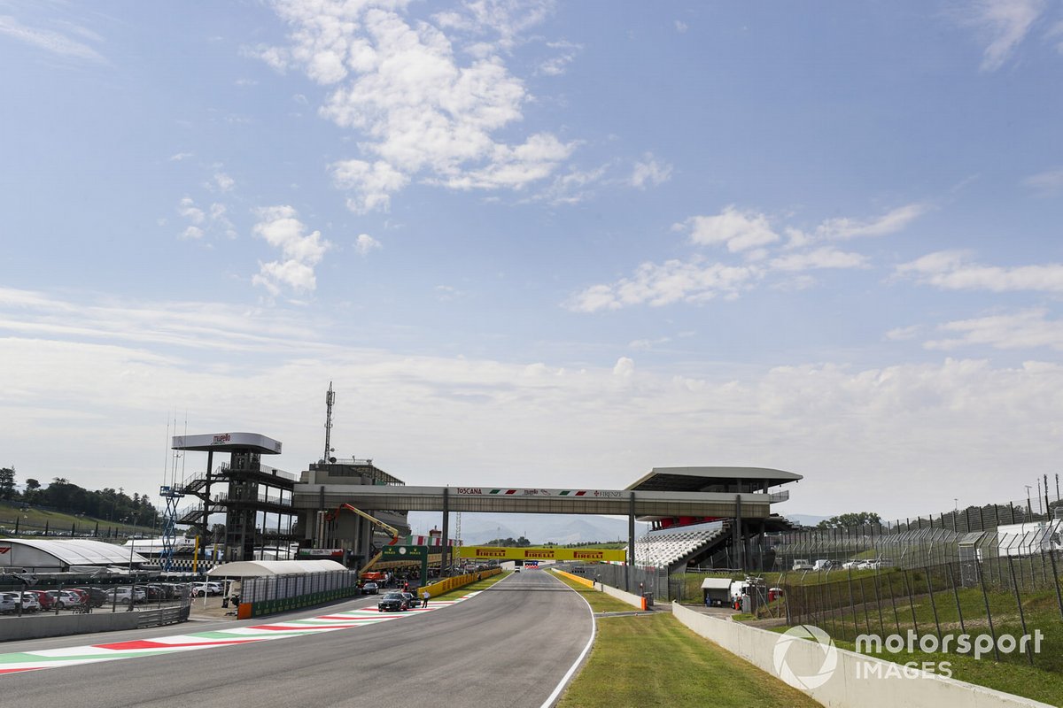 Recta del circuito de Mugello