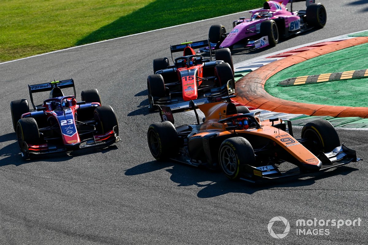 Jack Aitken, Campos Racing, Marino Sato, Trident e Felipe Drugovich, MP Motorsport