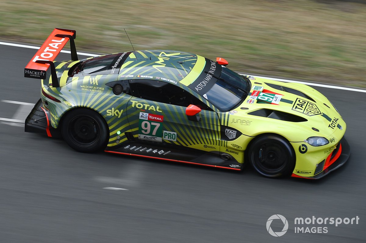 #97 Aston Martin Racing Aston Martin Vantage AMR: Alex Lynn, Maxime Martin, Harry Tincknell
