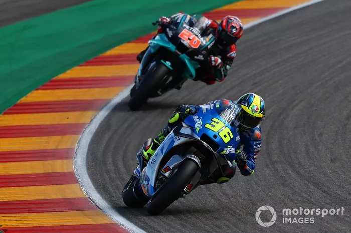 Joan Mir, Team Suzuki MotoGP, Fabio Quartararo, Petronas Yamaha SRT