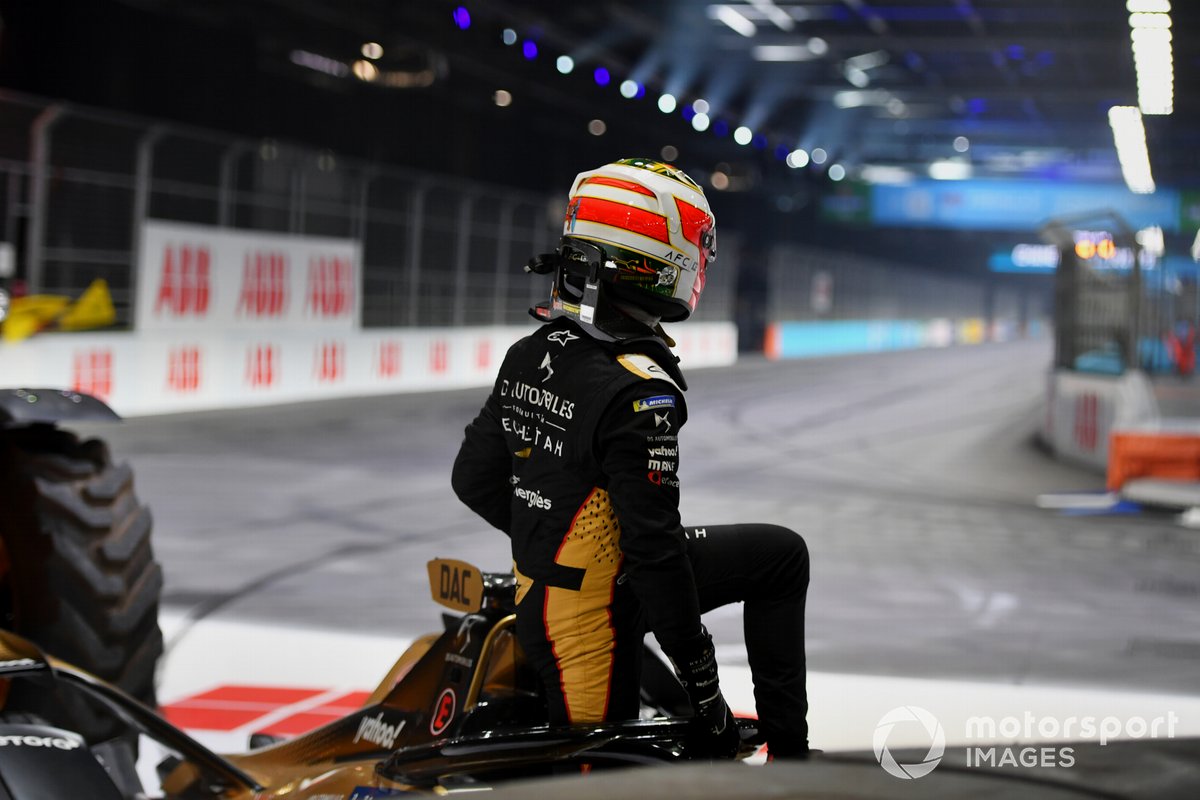 El coche dañado de Antonio Felix Da Costa, DS Techeetah