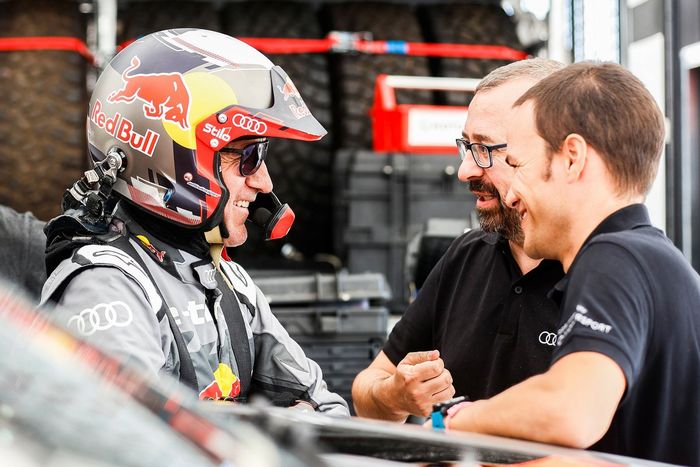 Stéphane Peterhansel, Arnau Niubó Bosch, Daniel Gratacos, Audi RS Q e-tron E2 