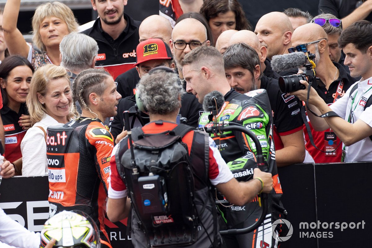 Alvaro Bautista, Aruba.it Racing Ducati, Jonathan Rea, Kawasaki Racing Team WSBK