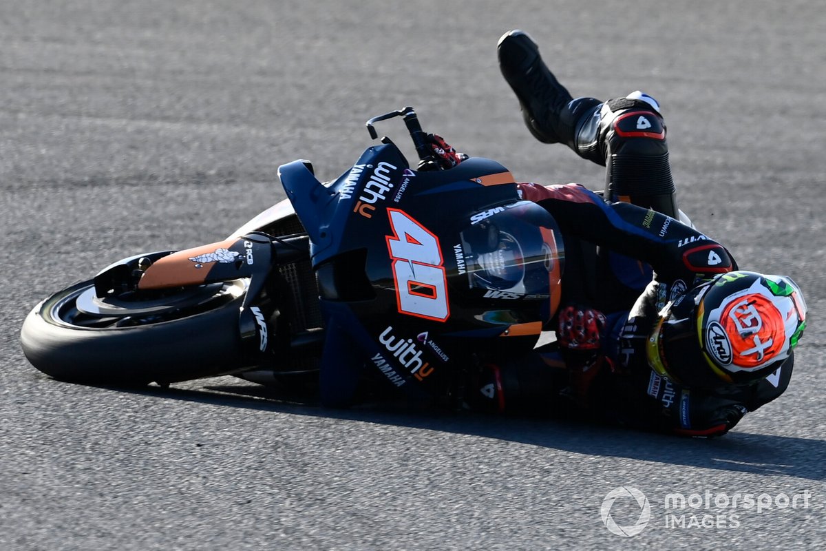 Darryn Binder, RNF MotoGP Racing crash