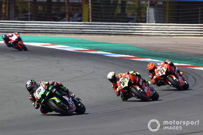 Alex Lowes, Kawasaki Racing Team WSBK, Alvaro Bautista, Aruba.it Racing Ducati, Michael Ruben Rinaldi, Aruba.it Racing Ducati
