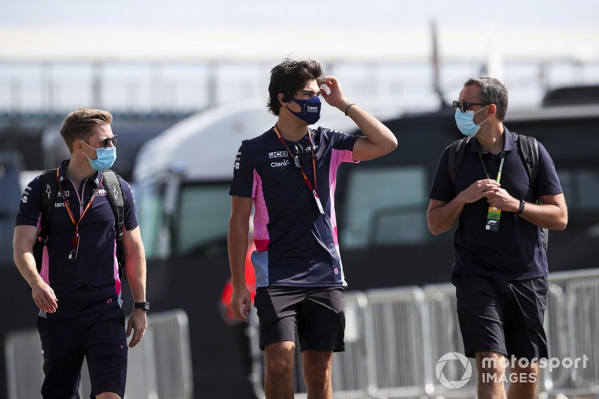 Lance Stroll, Racing Point arrives