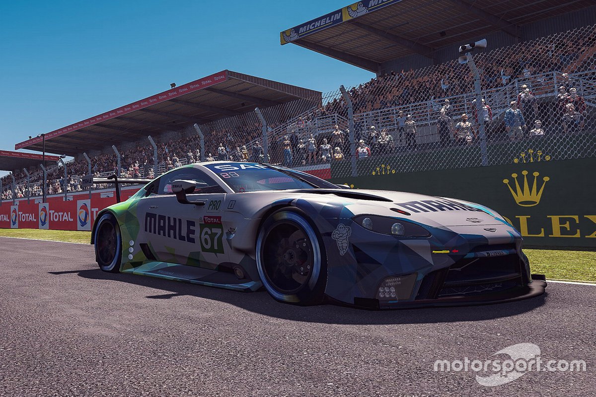 #67 Mahle Racing Team Aston Martin Vantage GTE: Ferdinand Habsburg, Robert Wickens, Jimmy Broadbent, Kevin Rotting