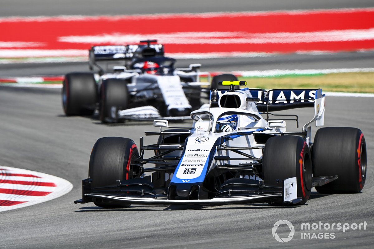 Nicholas Latifi, Williams FW43, Daniil Kvyat, AlphaTauri AT01