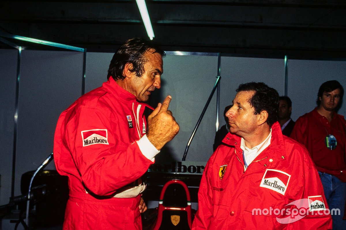 Carlos Reutemann y Jean Todt