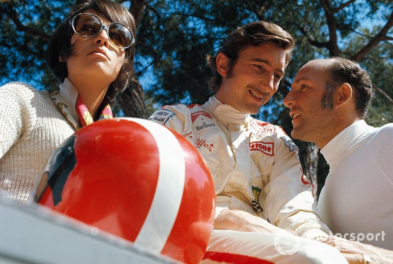 Simone Siffert, su marido Jo y Stirling Moss