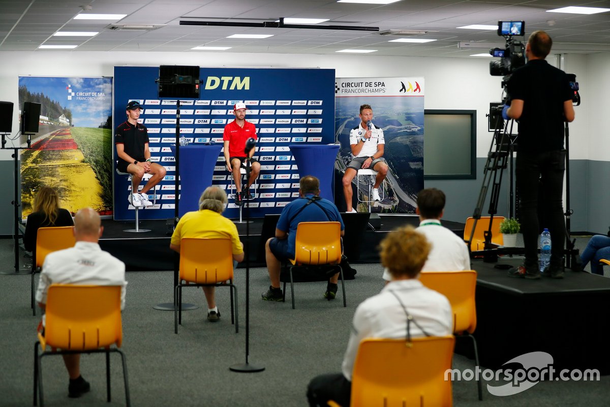 Conferenza stampa, Ferdinand Habsburg, Audi Sport Team WRT, René Rast, Audi Sport Team Rosberg, Marco Wittmann, BMW Team RMG