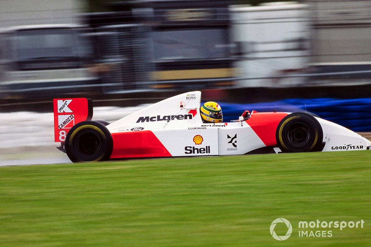 Ayrton Senna, McLaren MP4-8 Ford, GP di Gran Bretagna del 1993