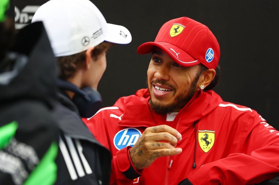 Lewis Hamilton, Ferrari, Andrea Kimi Antonelli, Mercedes