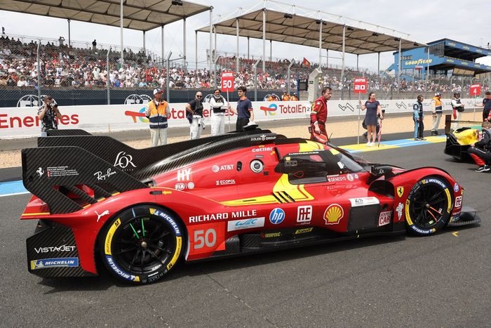 #50 Ferrari AF Corse Ferrari 499P: Antonio Fuoco, Nicklas Nielsen, Miguel Molina